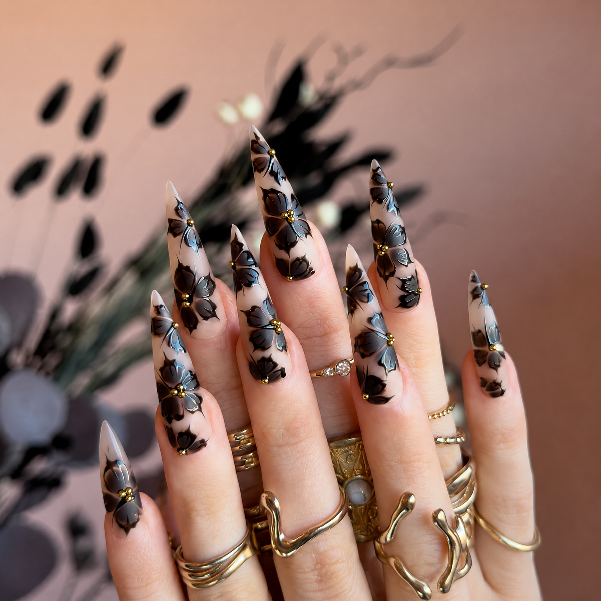 Handmade Press On Nails, Reusable False Nail Tips