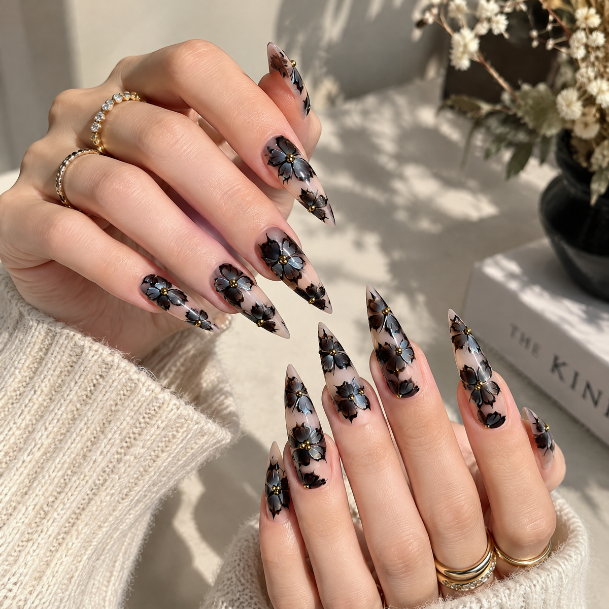 Handmade Press On Nails, Reusable False Nail Tips