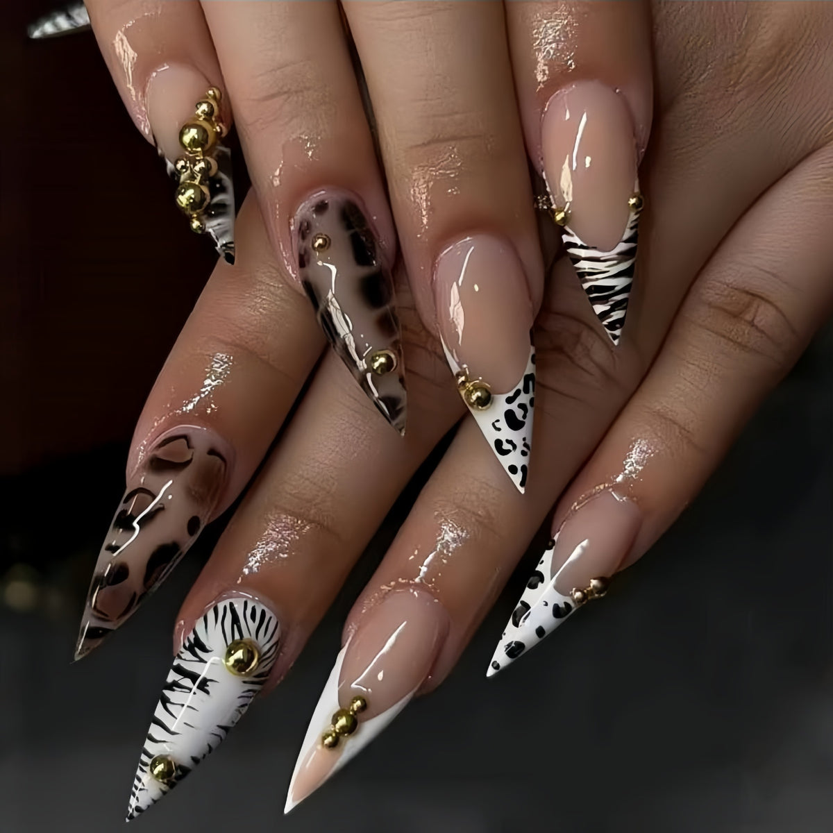 Handmade Press On Nails, Reusable False Nail Tips